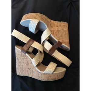 Steve Madden Cork Wedges